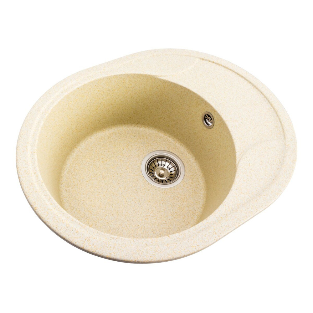 Гранітна мийка для кухні VALESO ONYX 5847 матова Пісок Коломыя - изображение 2