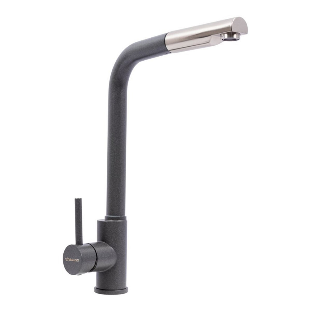 Q411B змішувач кухонний VALESO МОРІОН (з висувною лійкою) Коломия - фото 1