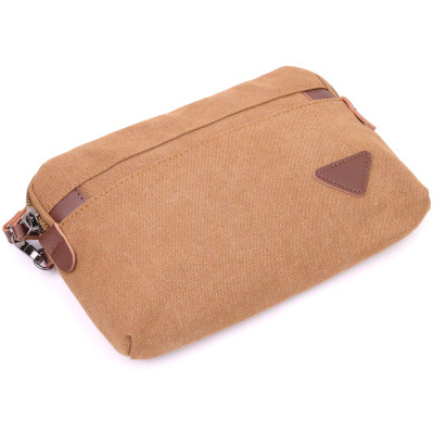 Сумка Vintage Мужская из текстиля Коричневая (21260) Винница - изображение 7