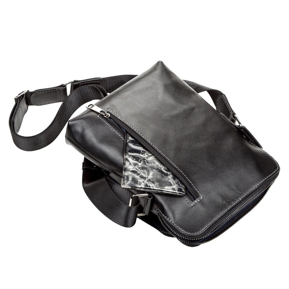 Сумка чоловіча SHVIGEL 11101 шкіряна Чорна Київ - фото 1