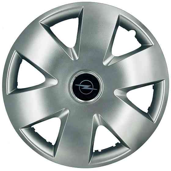 Автомобільні модельні ковпаки R15 Opel NEW 308 4шт, SJS, сріблясті Київ