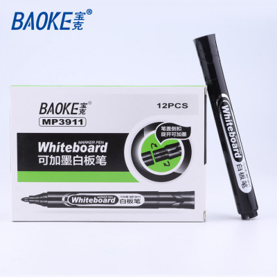 Маркер Baoke для сухостираемых досок, 1.8 мм черный (MARK-BOA-BAOMP3911B) Винница - изображение 2