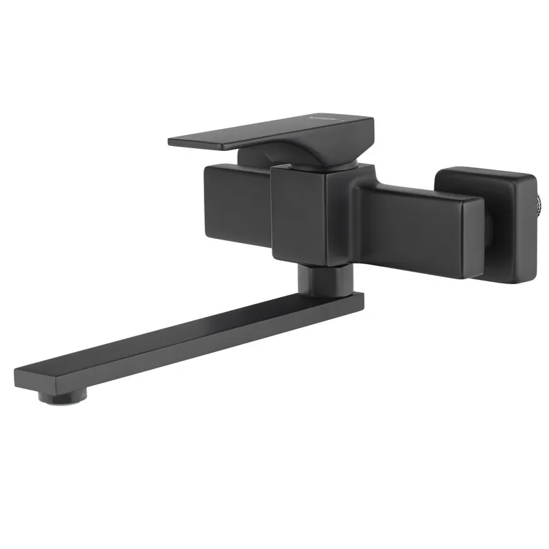 Настінний кухонний змішувач Koer KB-73010-05 чорний (KR3491) Харків - фото 1