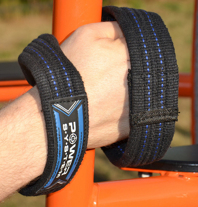 Лямки для тяги (вісмірка) Power System PS-3405 Figure 8 Black/Blue S/M Кам'янське - фото 7