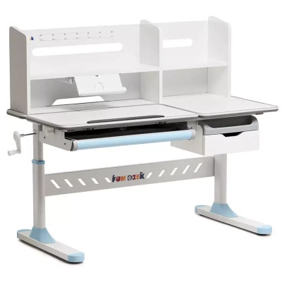 Парта FunDesk (1+1+1) (FIORE II BLUE) Вінниця - фото 1