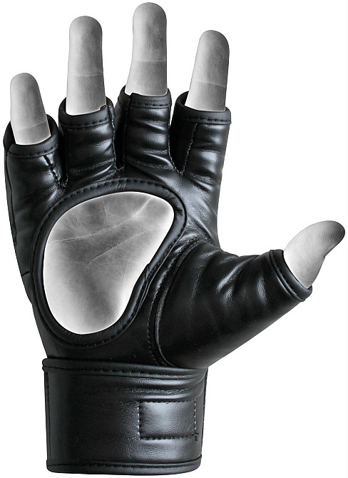 Рукавички ММА RDX Rex Leather Black XL Кам'янське - фото 2