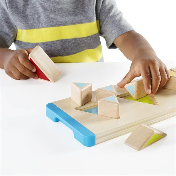 Деревянный пазл-сортер Guidecraft Manipulatives Части треугольника (G6745) Харьков - изображение 20