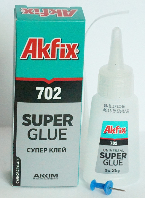 Супер клей цианакрилатний Akfix 702, 25 гр Павлоград - фото 3