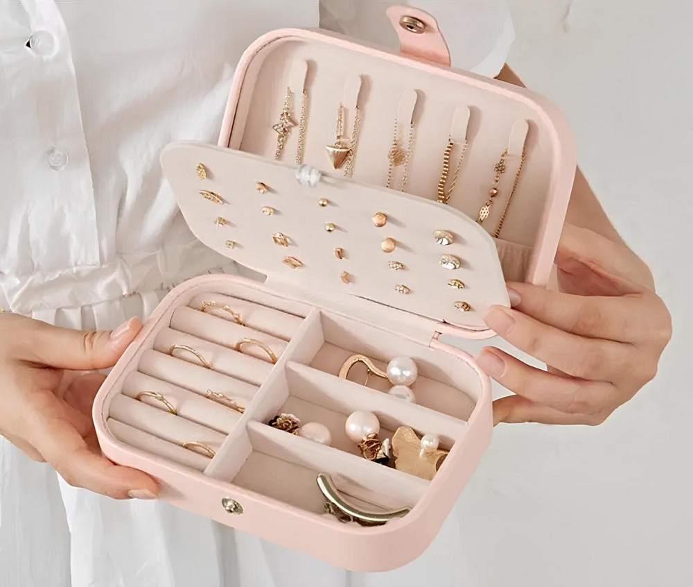 Шкатулка для ювелирных изделий RESTEQ, Коробка для сережек, колец, Многофункциональная шкатулка для украшений Киев - изображение 1