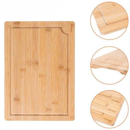 Набор бамбуковых кухонных досок 3 шт с подставкой Ruhhy (26265) Нововолынск - изображение 2