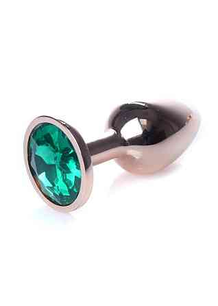 Анальна пробка - Jewellery Red Gold Plug Green Sex Aura Київ