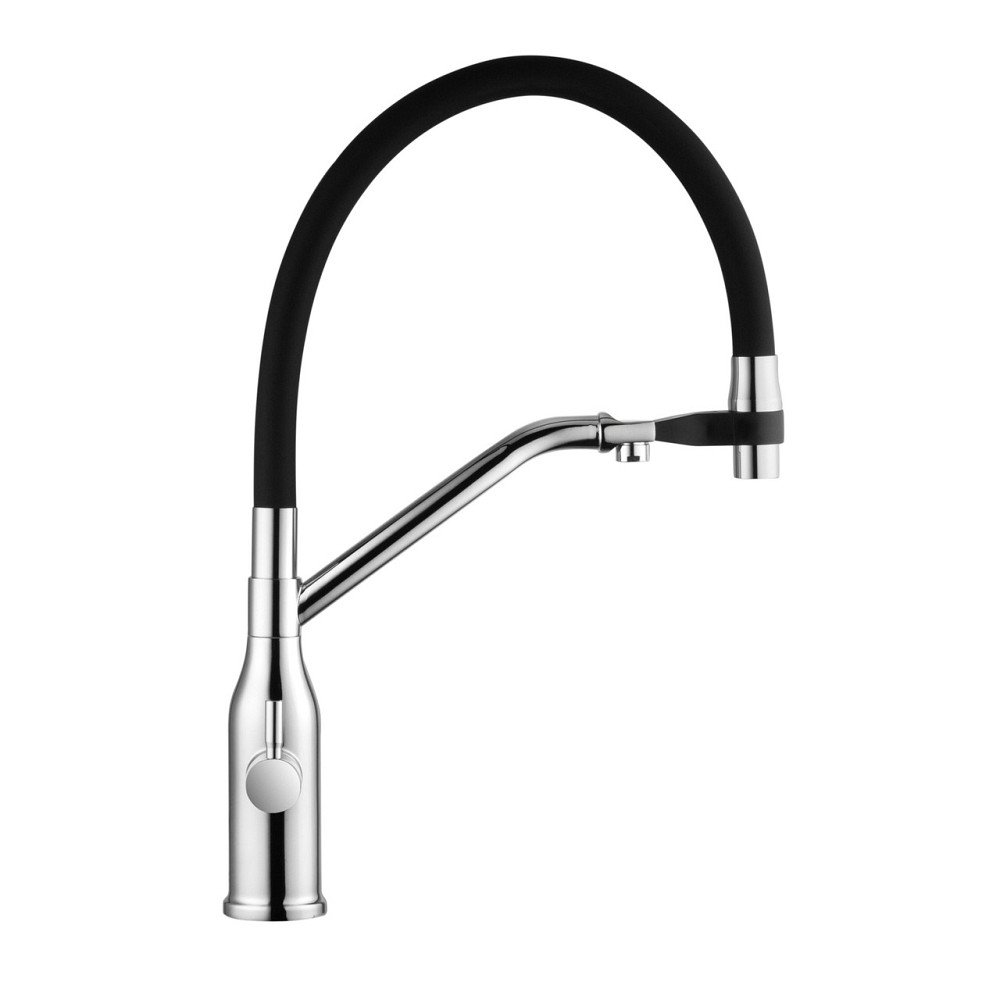 Смеситель для кухни Kroner KRP Kuche - C03816BLK Киев - изображение 6