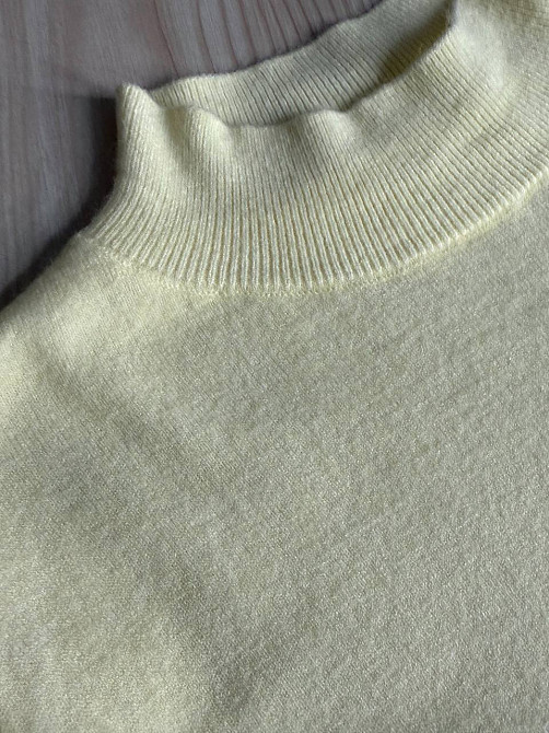 Светр жіночий A-N 106 водолазка гольф з коміром стійкою базовий, жовтий, one size Київ - фото 12