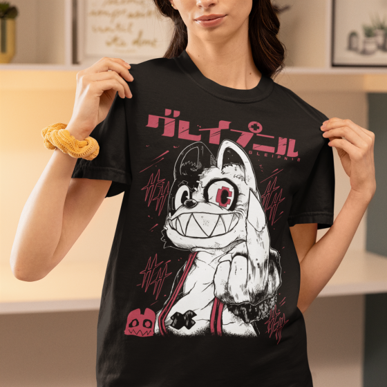 Футболка аниме Глеипнир Схуикхи Монстер Аниме оверсайз (S/M/L) Черний AnimeJ0619 Днепр