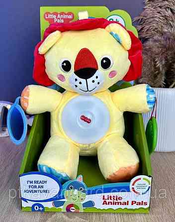 М'який нічник дитячий "Левеня" музичний (прорізувач, підсвічування, дзеркальце) Хмельницький