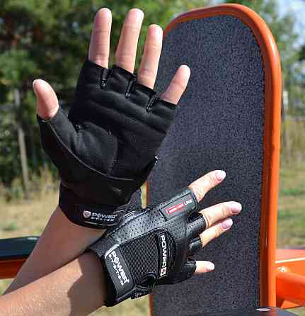 Рукавички для фітнесу Power System PS-2500 Power Plus Black XL Киев