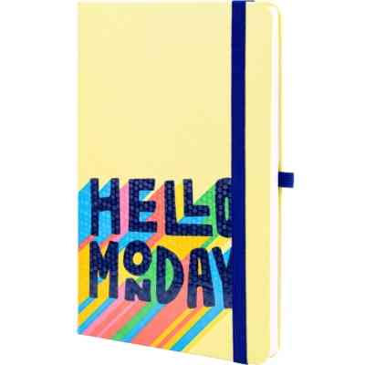 Книга записная Optima Monday А5 128 листов линия желтый (O20812-39) Винница