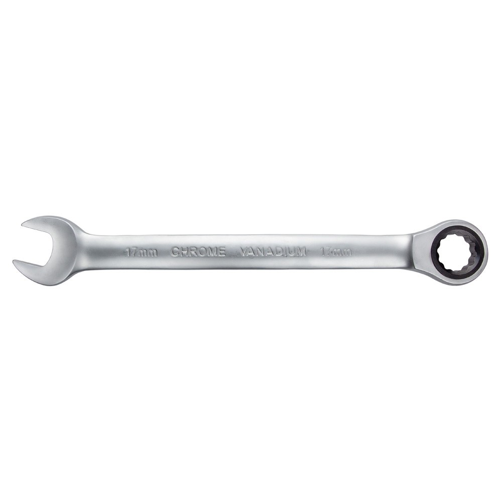 Sigma Ключ рожково-накидной трещоточный 17мм CrV SIGMA (6022171) Коломия - фото 4