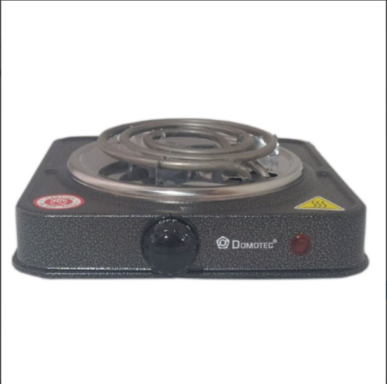 Электрическая плита Domotec MS-5801 с 1 конфоркой, 1000 Вт, серый цвет — компактная и удобная модель Одесса