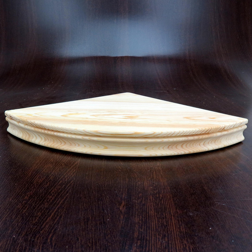 Угловая настенная полка 