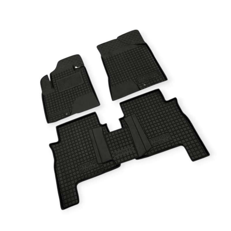 Коврики Хюндай santa fe 2006-2010 борт 2,5см, с перемычкой салона Мукачево - изображение 1