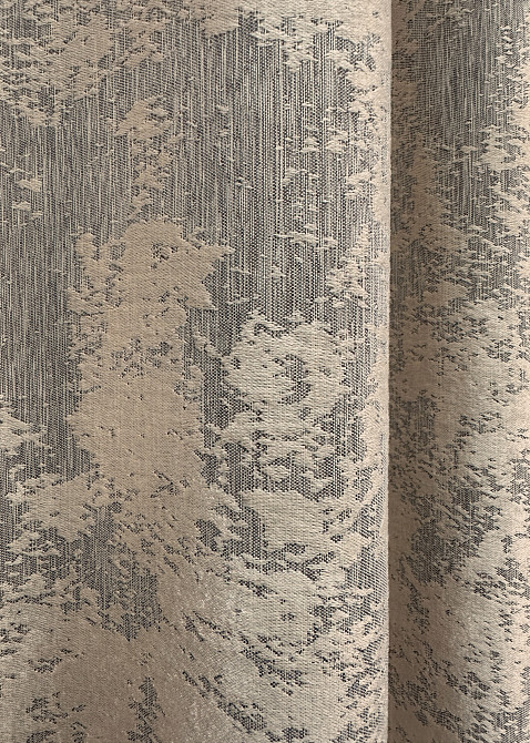 Комплект готових штор VR-Textil Жакард Sultan XO № 1143ш Капучіно 140х270 см 2 шт (39-998) Київ - фото 8