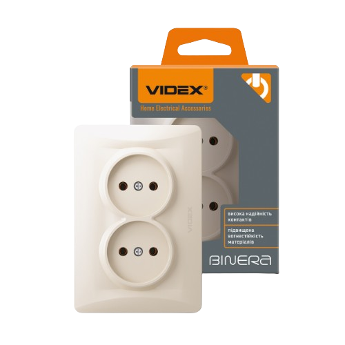 BINERA крем Розетка внутрішня 2-а Videx Житомир - изображение 4