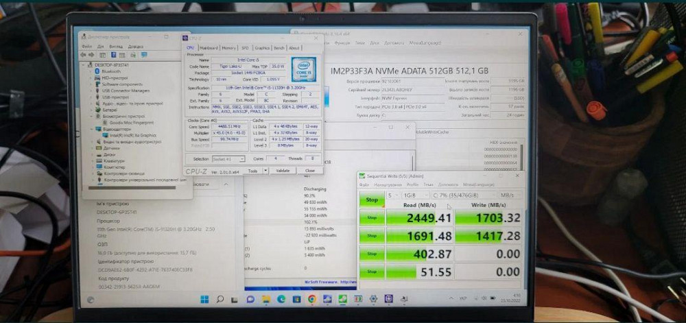 Ноутбук Dell Inspiron 13 5310. i5-11320H, 16Gb, 512Gb, FullHD+IPS. 13.3