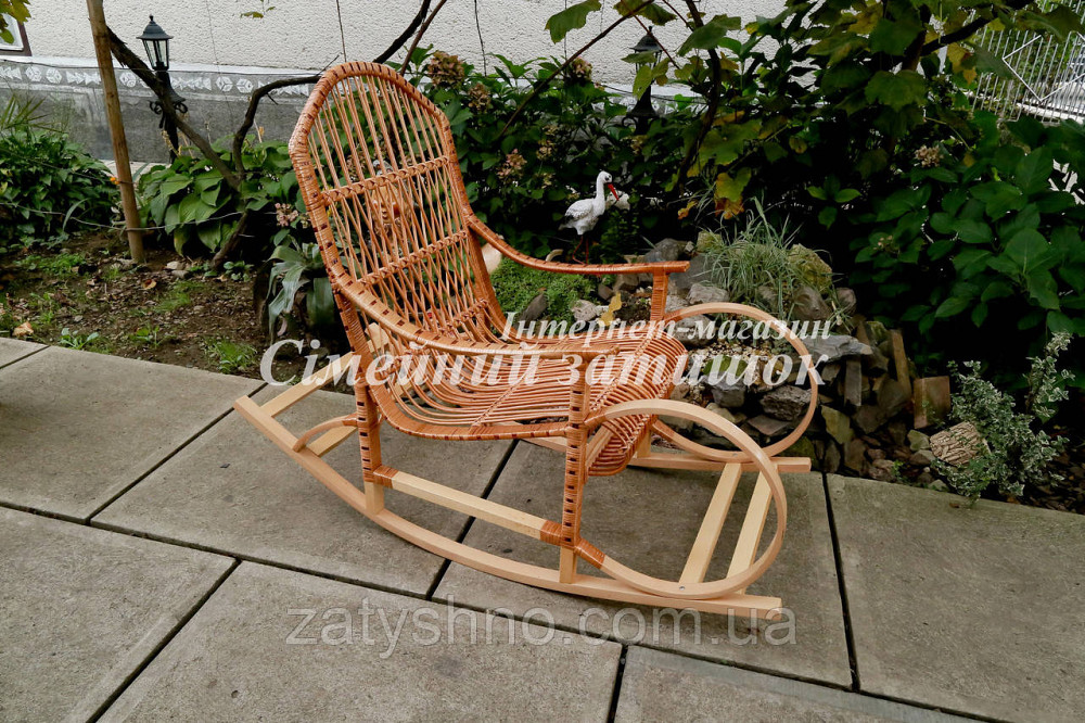 Крісло гойдалка букова Київ - фото 2