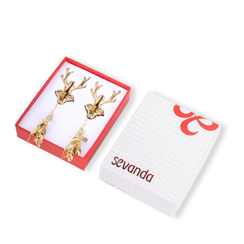 Зажимы для сосков LOCKINK SEVANDA Stag Adjustable Nipple Clamps Set Sex Aura Киев - изображение 7