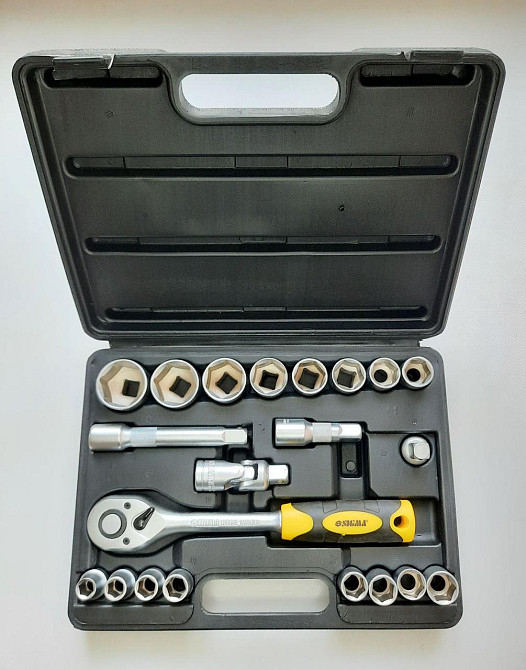 Набір інструменту 21 пр 1/2" Sigma 6003721 Винница - изображение 1