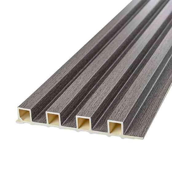 Декоративная стеновая рейка оловяного цвета Киев