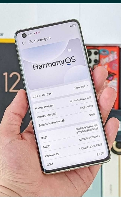 Смартфон Huawei Mate 40E 8/128Gb Silver Trade in.Гарантія. Київ - фото 3