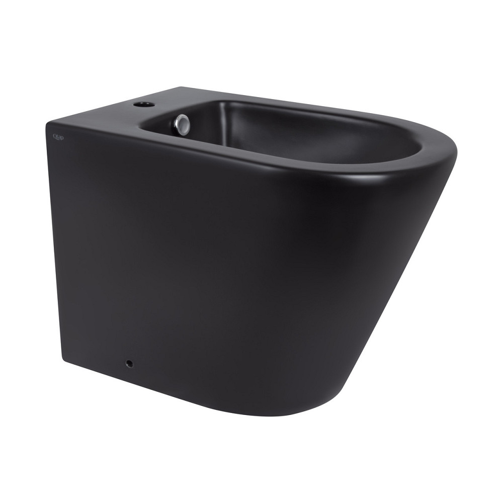 Біде підлогове Qtap Scorpio 530x360x395 Matt black QT14441003CMB Київ - фото 1