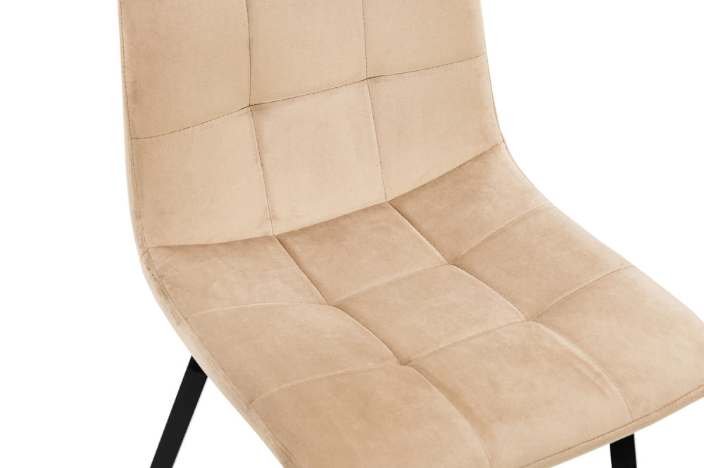 Стілець Ментос чорний/ велюр бежевий Київ - фото 7