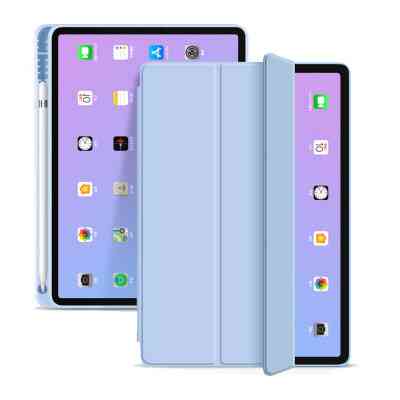 Чехол для планшета BeCover Tri Fold Hard TPU Apple iPad Air (4/5) 2020/2022 10.9" Light Blue (711108) Винница
