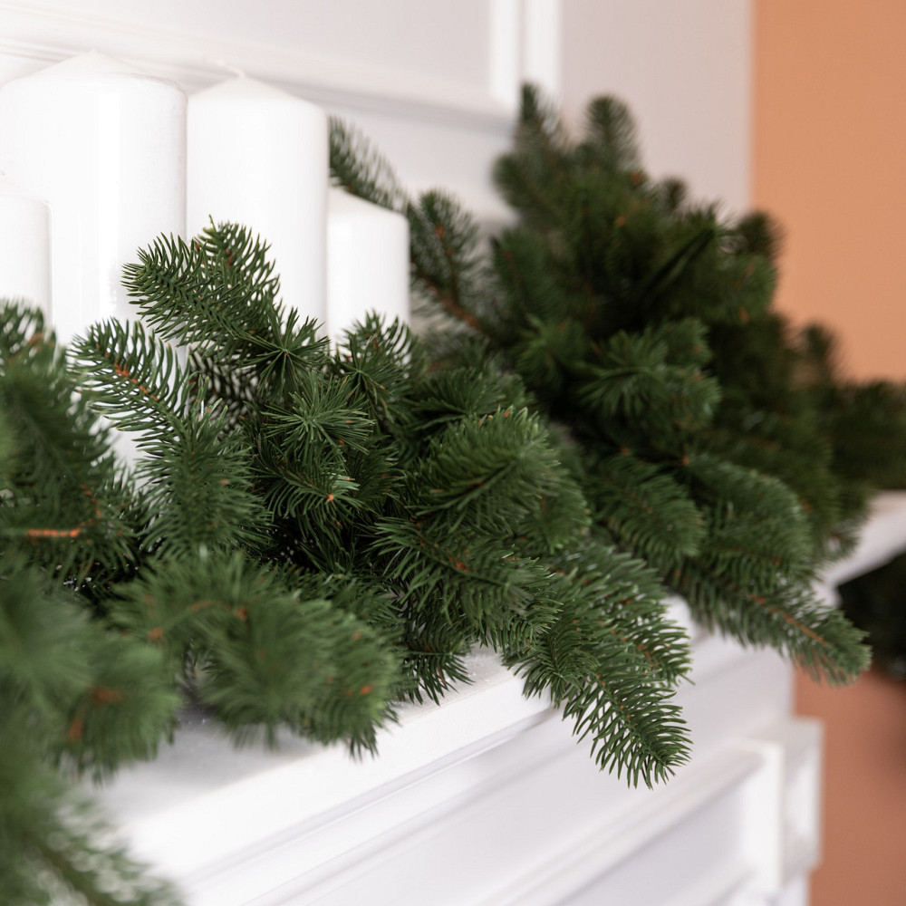 Гірлянда хвойна 2 м зелена новорічна преміум Київ - фото 6