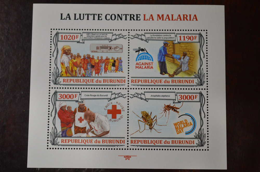 Бурунді. Марки. Блок. (А-39) Полтава - фото 1