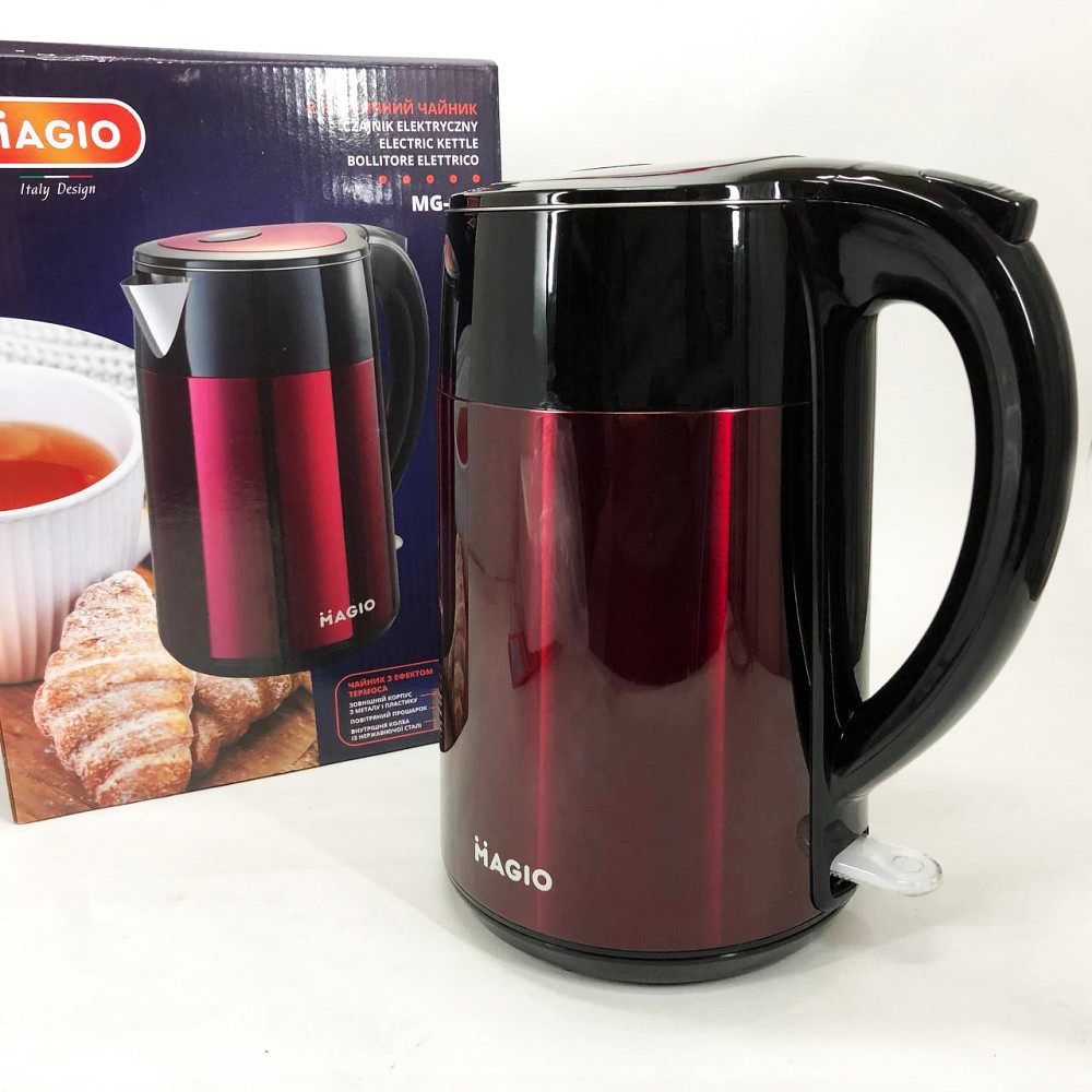 Мощный электрический чайник для дома MAGIO, Электрический чайник с автоотключением VW-99 Львов - изображение 3