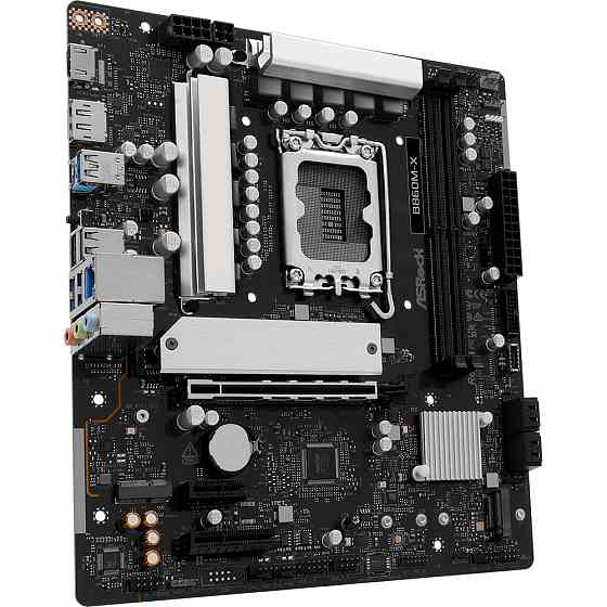 AsRock B860M-X (1851/B860, 2*DDR5, PCIex16, HDMI/DP, 4xSATA, 2xM.2, 2.5Glan, 7.1ch, mATX) Винница