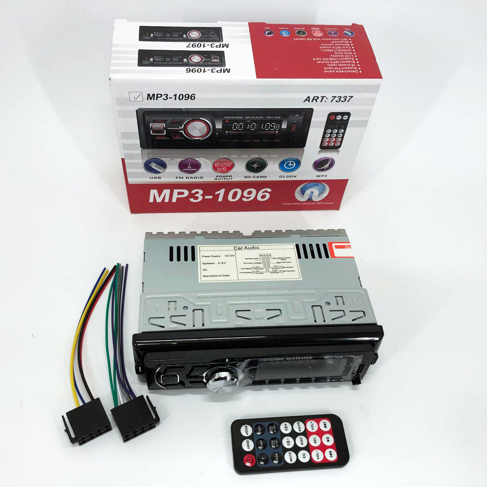 Автомобільні мультимедіа системи MP3-1096, Магнітола для автомобіля з Bluetooth, Авто магнітофони ZP-25 Львів - фото 14