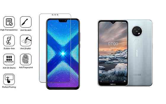 Защитное стекло NeoGlass для Nokia 7.2 – ультрапрозрачное и устойчивое Киев