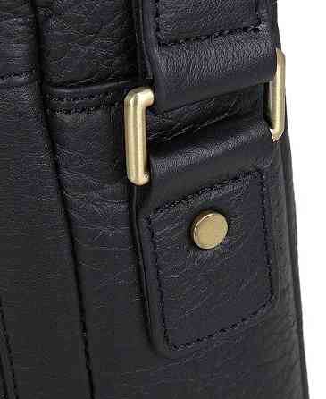 Сумка чоловіча Vintage 14436 через плече Чорна Київ