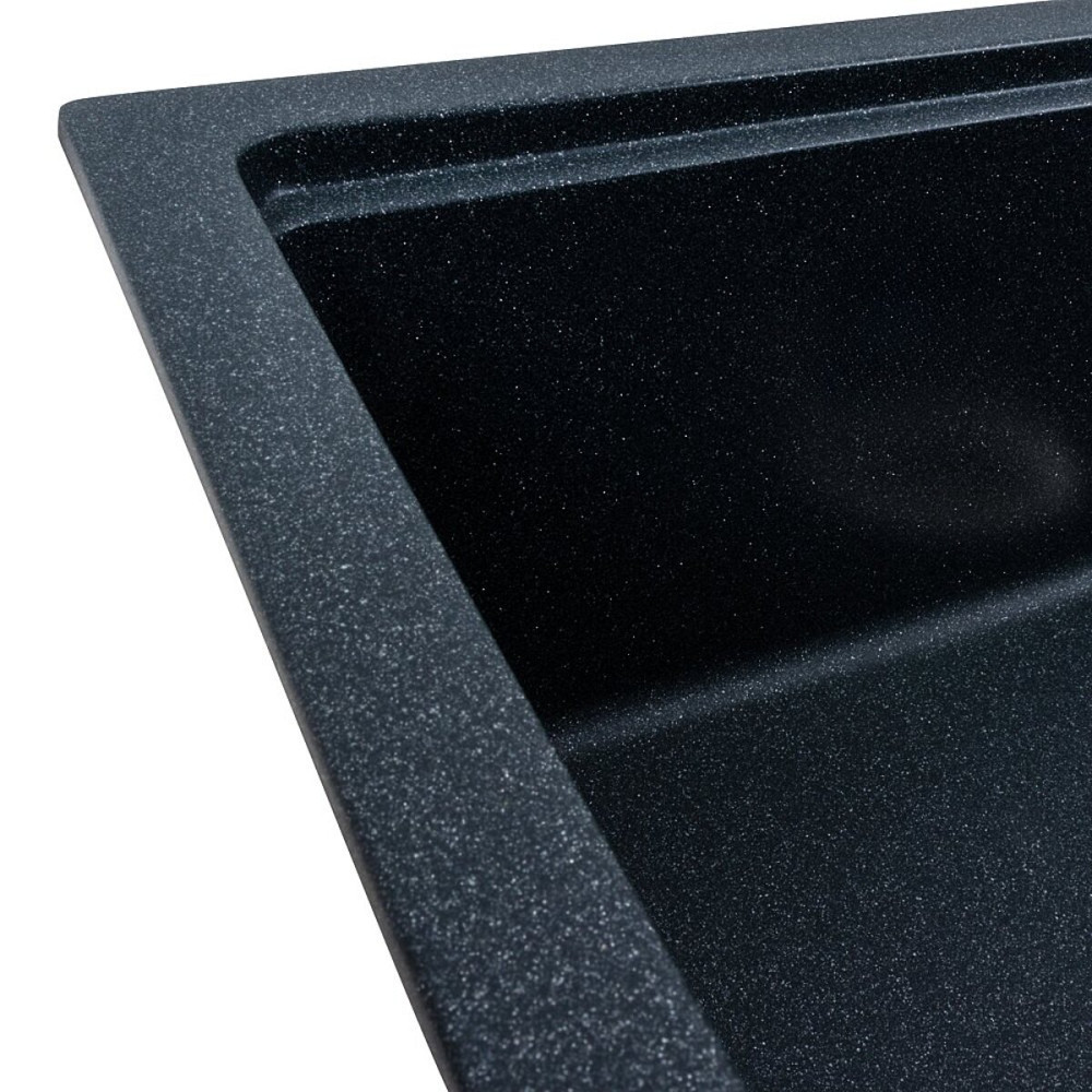 VALESO Гранітна мийка для кухні VALESO NIKA 7545 матова Антрацит Киев - изображение 5