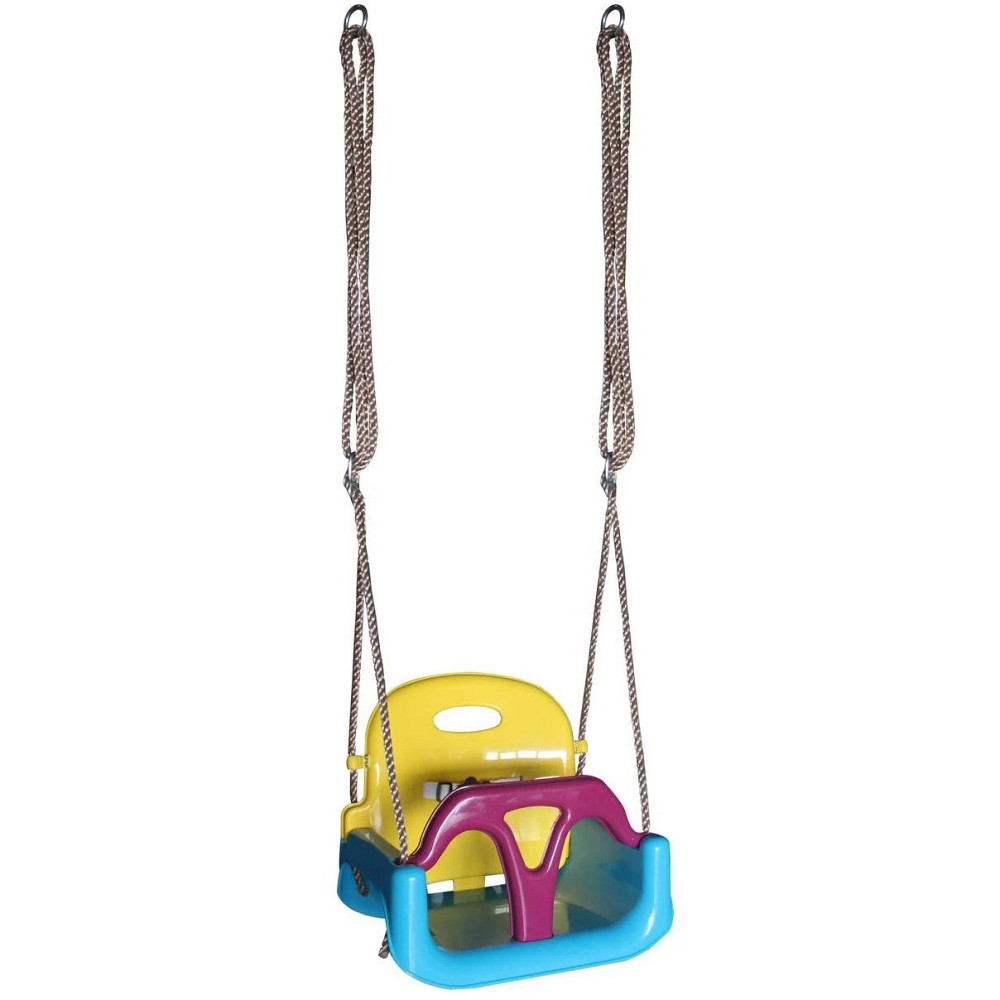 Гойдалка дитяча підвісна зі спинкою WCG DALI 3в1 для дітей Київ - фото 1