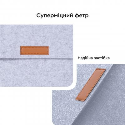 Чохол до ноутбука AirOn 13,3" Premium Grey (4822356710620) Вінниця - фото 7