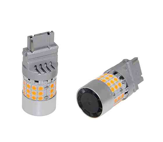 Комплект світлодіодних ламп LED Qline 3156 (P27W) Amber CANBUS (2шт) 12V Харків