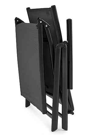 Садовий шезлонг з алюмінієвою рамою Di Volio Bolzano сірий Киев