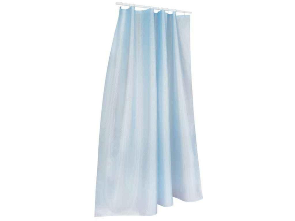 Штора для ванной 180*180см Пика светло голубой ТМ ECO FABRIC Solmir Киев - изображение 1