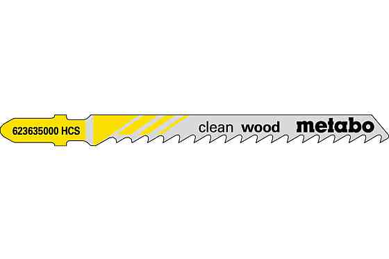 Полотно пилкове для лобзиків Metabo «CLEAN WOOD», 74/ 4,0 мм 623635000 Коломыя